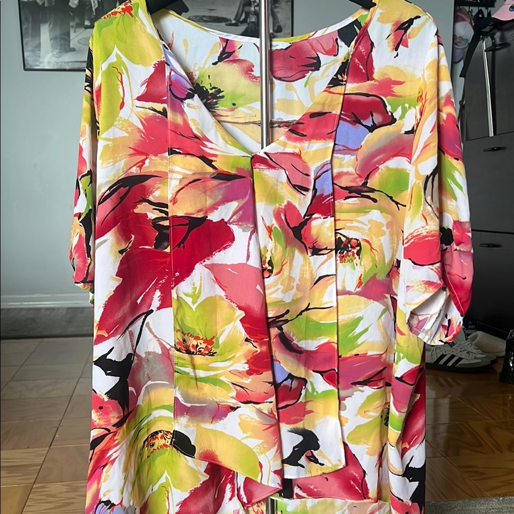 Vibrant Floral Blouse
